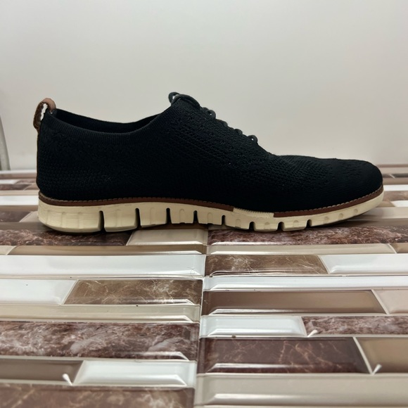 Cole Haan Zerogrand Wingtip Oxford Shoes Mens Size 12 Black Stitchlite - Picture 11 of 15